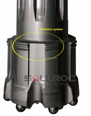 SOLLROC ৫ ইঞ্চি SRC543 কার্বুরাইজড স্টিল উচ্চ স্থায়িত্ব RC ড্রিল বিট ফ্ল্যাট, উত্তল, অবতল মুখ সহ