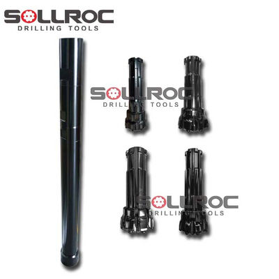 গ্রেড এ আরসি হ্যামার বিপরীত সঞ্চালন হ্যামার যা সর্বাধিক উপাদান পুনরুদ্ধারের জন্য এবং জল, ফেনা, তেল এবং পলিমারের ইনজেকশন পরিচালনা করে