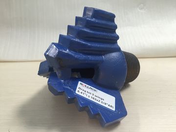 থ্রেড 3 1/2 এআর 165mm 6 1/2 ব্যাসার্ধ ড্র্যাগ ড্রিল বিট ব্লু কর্লর ওয়াটার ওয়েল ড্রিলিং জন্য